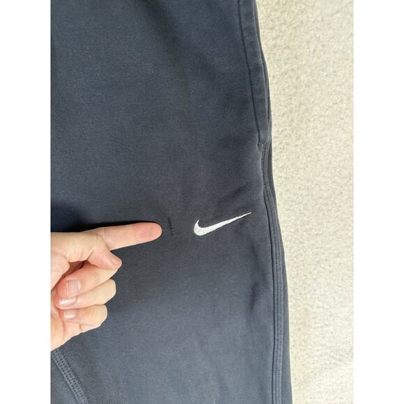 Nike Jogger Sweatpants Mens Medium Black 826431 Tapered Gym Workout READ - Picture 3 of 16